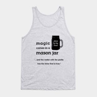 Mason Jar Magic - on light Tank Top